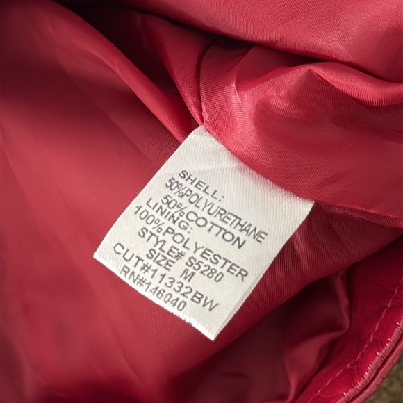 Hot pink motorcycle jacket - Picture 7 of 8